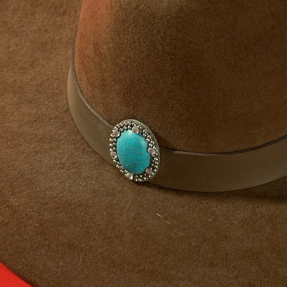 Shyanne Wool Western Cowboy Hat in Brown - Picture 2 of 4